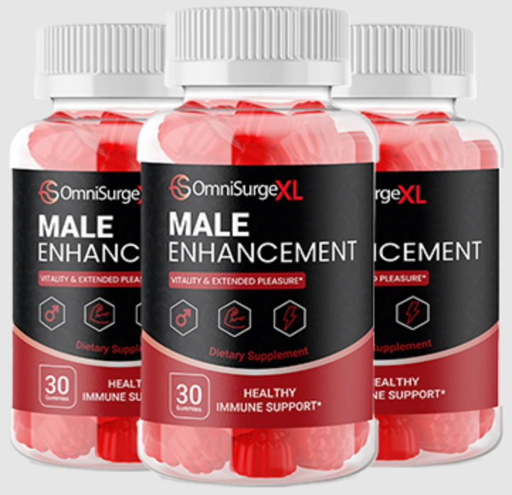 OmniSurgeXL male enhancement gummies bottle